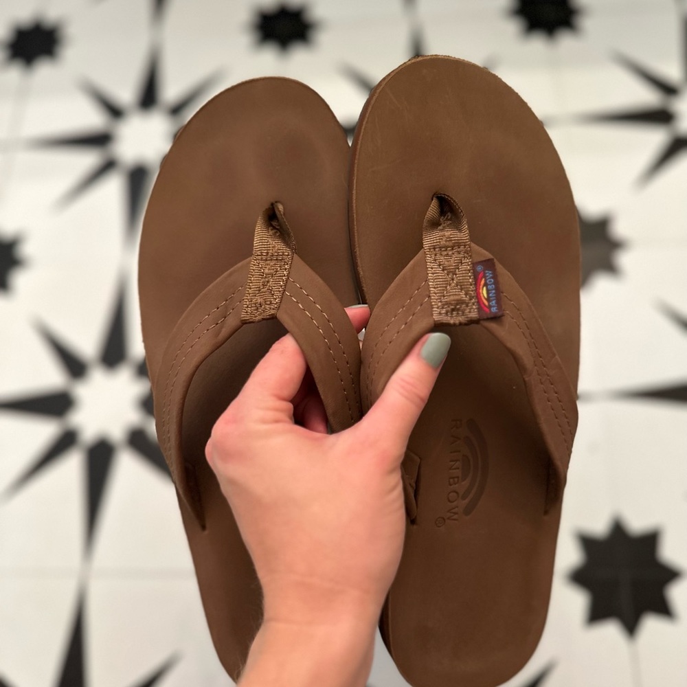 Men’s Size 11-12 Rainbow Sandals